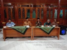 PERSIAPAN GELAR POTENSI KALURAHAN RINTISAN BUDAYA DI KABUPATEN GUNUNGKIDUL